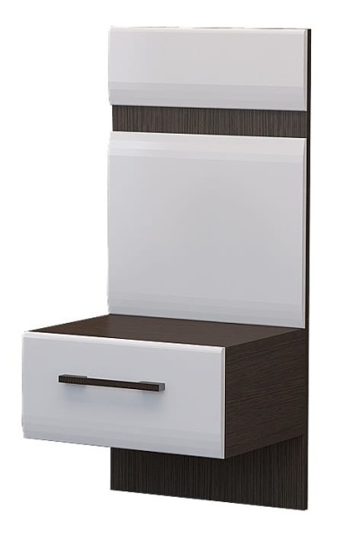 Тумба Прикроватная с Надстройкой Ницца (Ш-400 × В-900 × Г-440 мм)/Разные Цвета