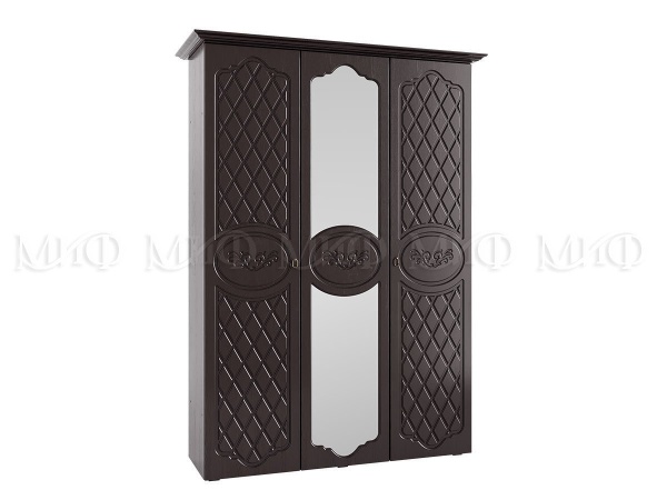 Шкаф 3-х Створчатый Элит МДФ (Ш-1500 х В-2236 х Г-524 мм)/Разные Цвета